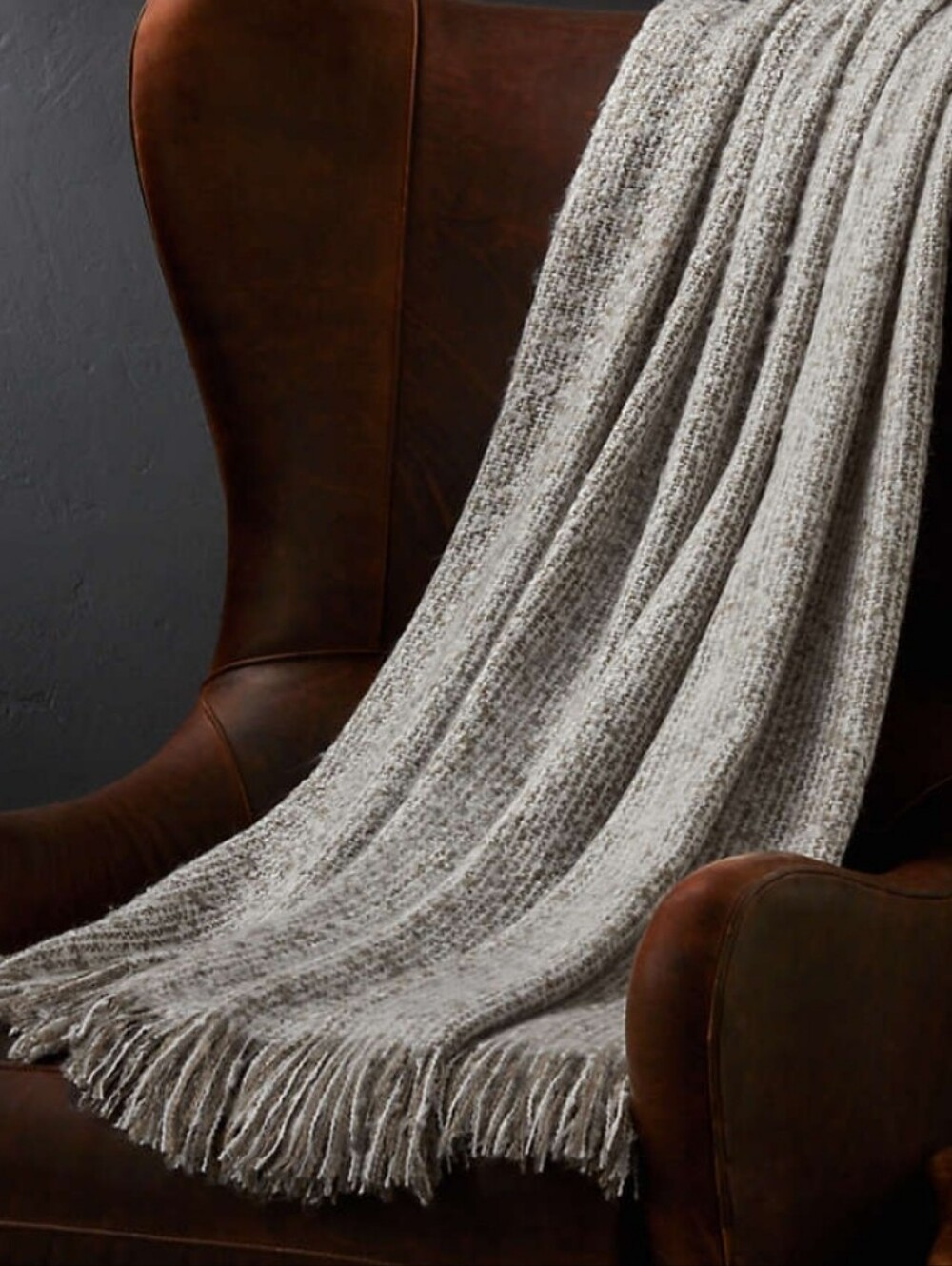 Crate&Barrel Weldon Throw Blanket